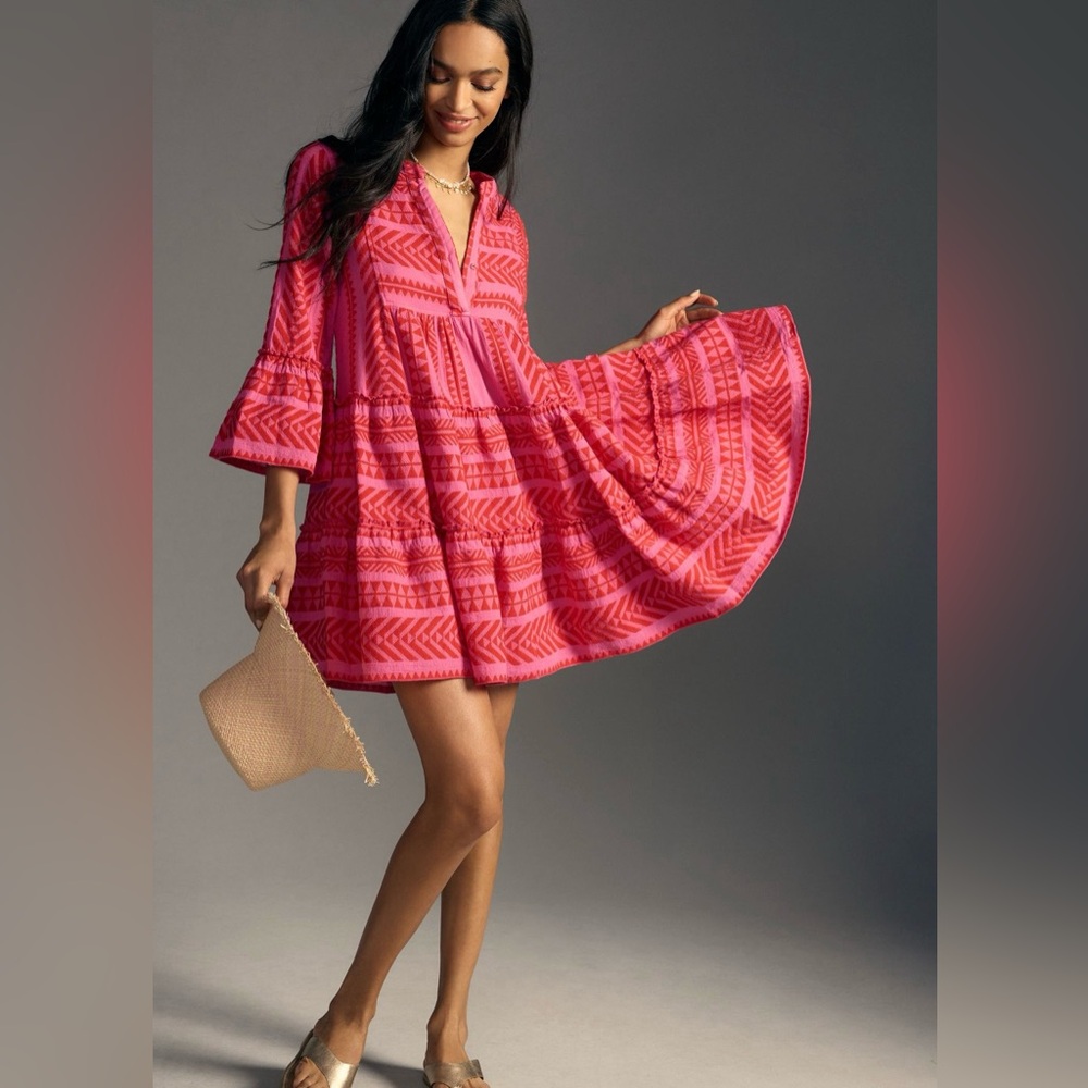 NWT Devotion TWINS Pink Mini Dress Small